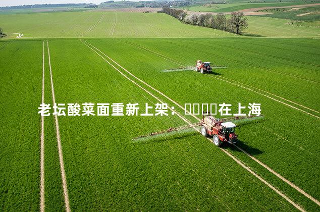 老坛酸菜面重新上架：在上海已卖光